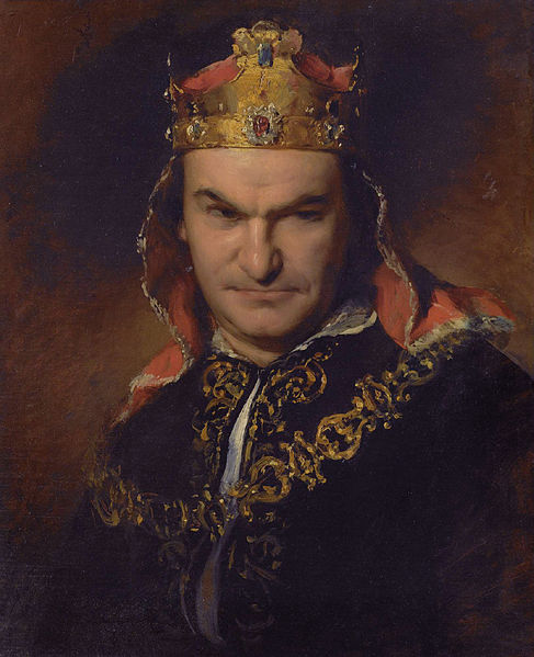 Friedrich von Amerling Bogumil Dawison as Richard III